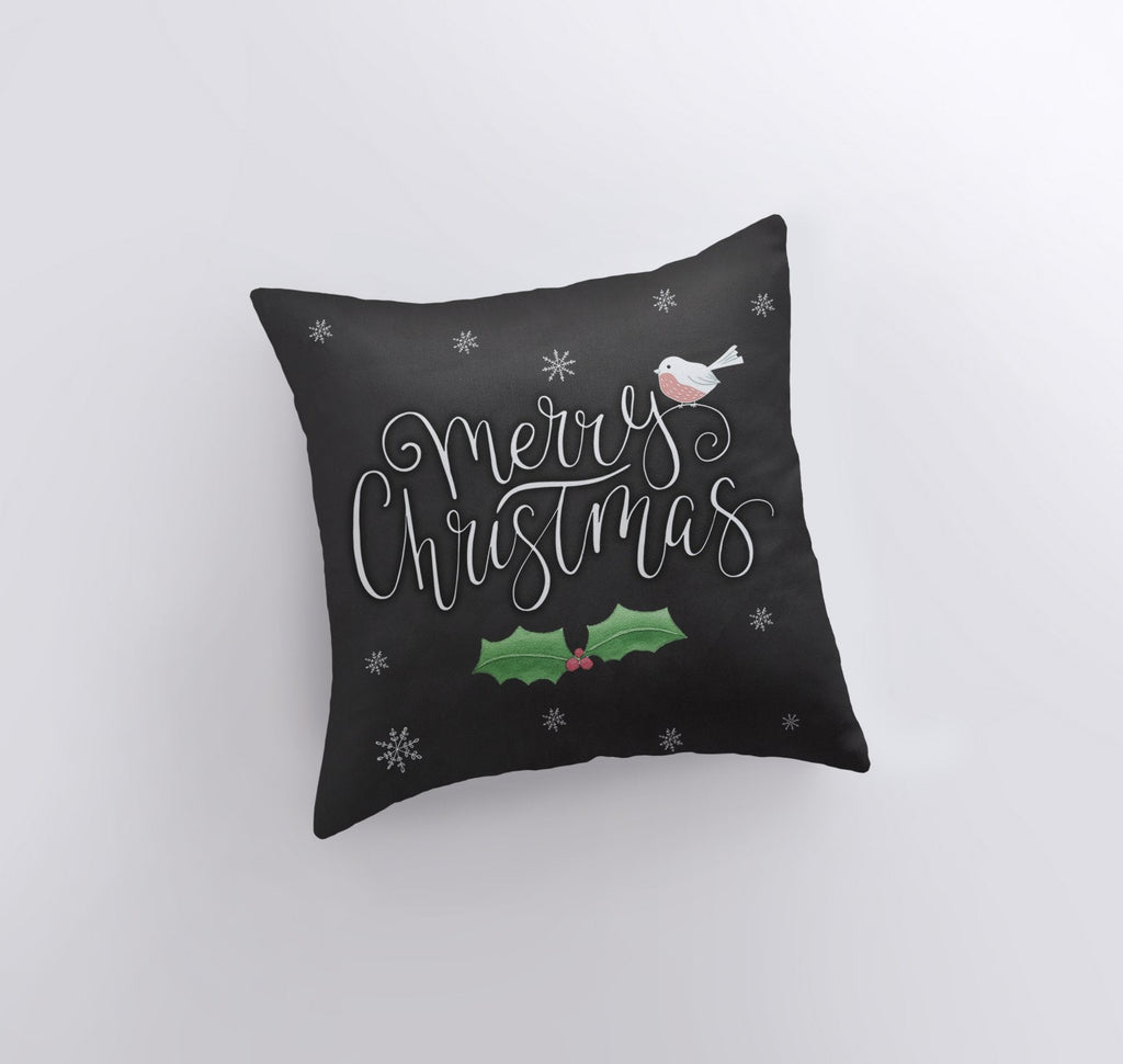 Buy Merry Christmas Little Bird Pillow Cover by UniikPillows