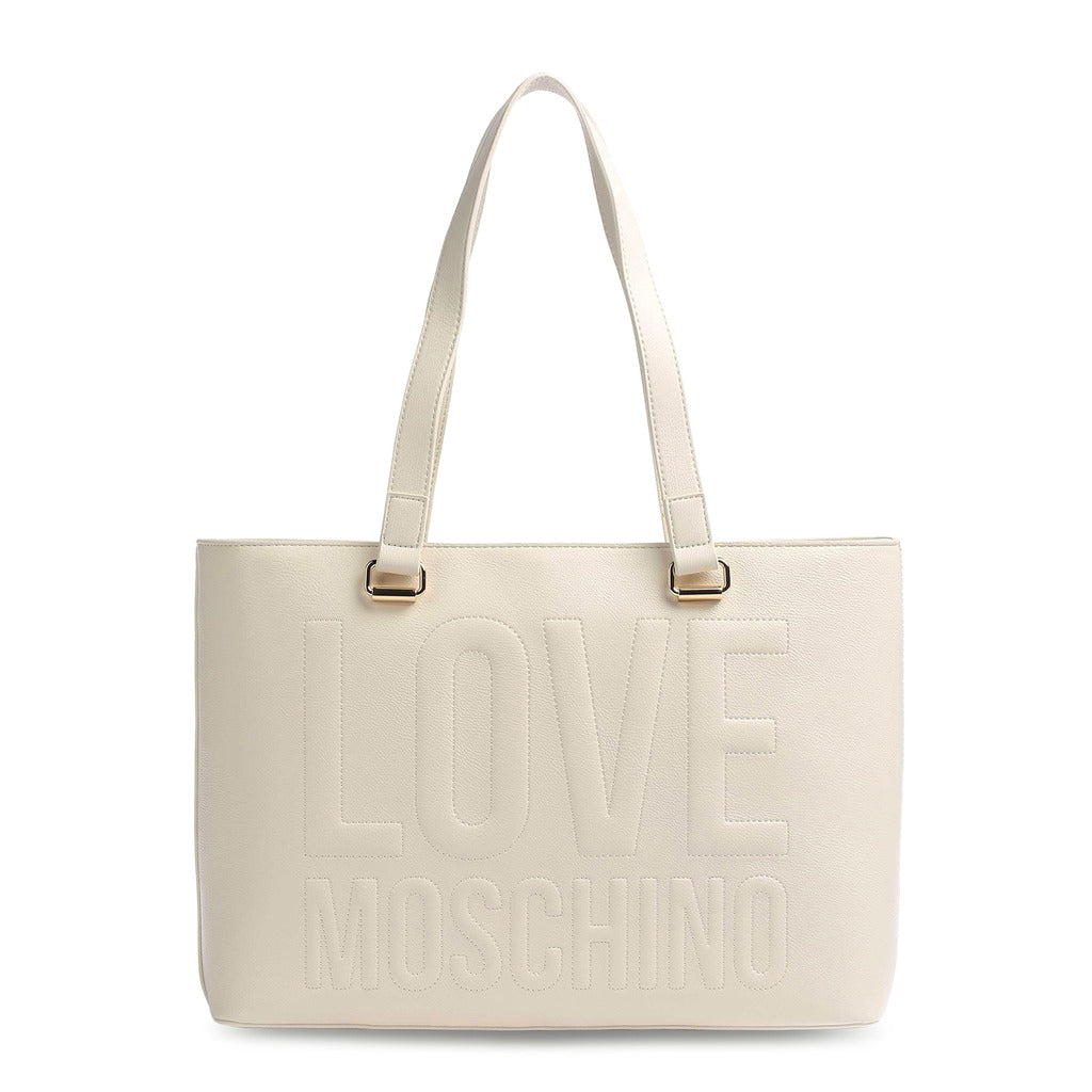 Buy Love Moschino Logo Embossed Shopping Bag by Love Moschino