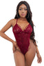 Buy Crisscross Lace Backless Teddy Lingerie by Faz