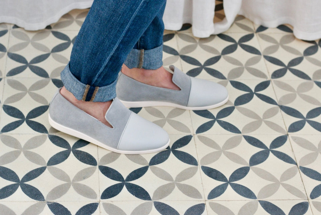 Buy House Loafers | Blue / Grey by Dooeys