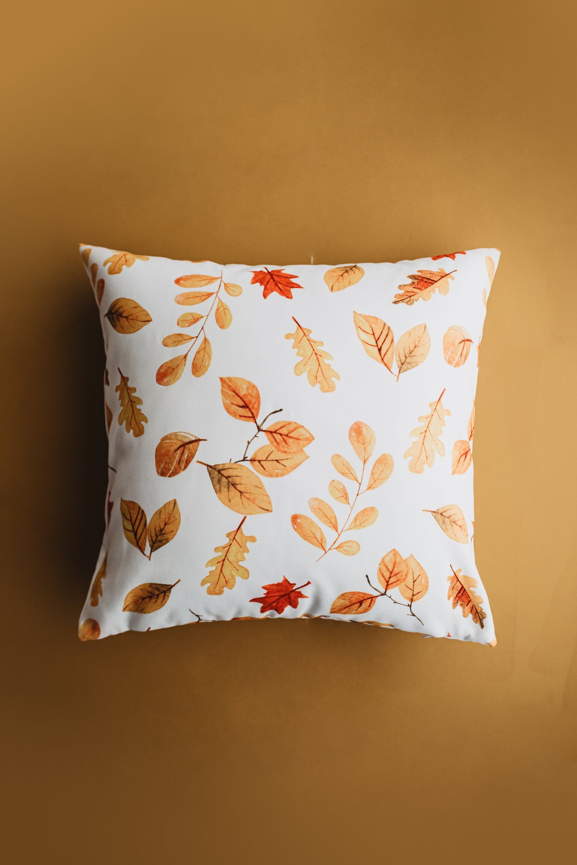 Buy Fall Leaves Pillow Cover by UniikPillows