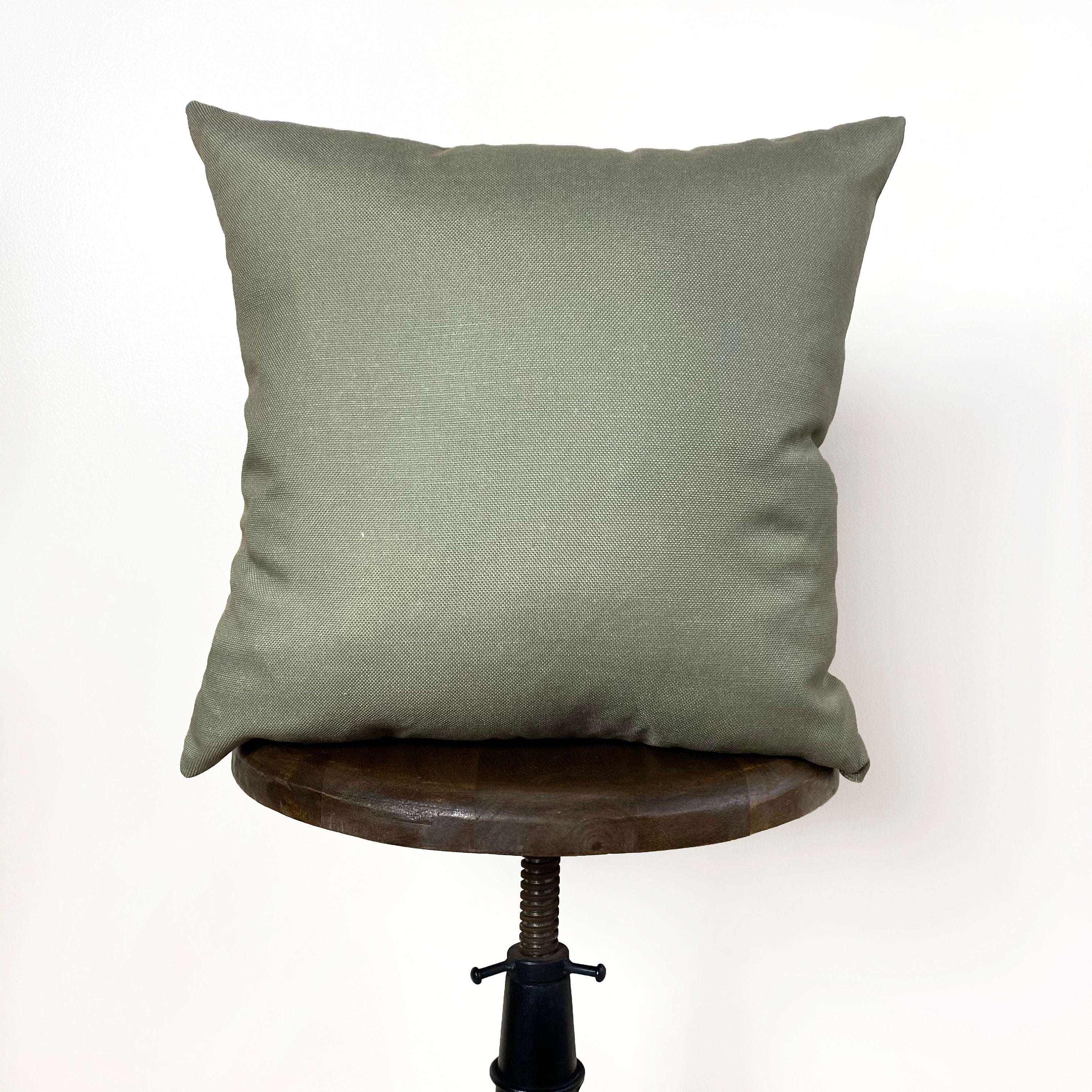 Buy Christmas Kitty on Chair Throw Pillow Cover by UniikPillows