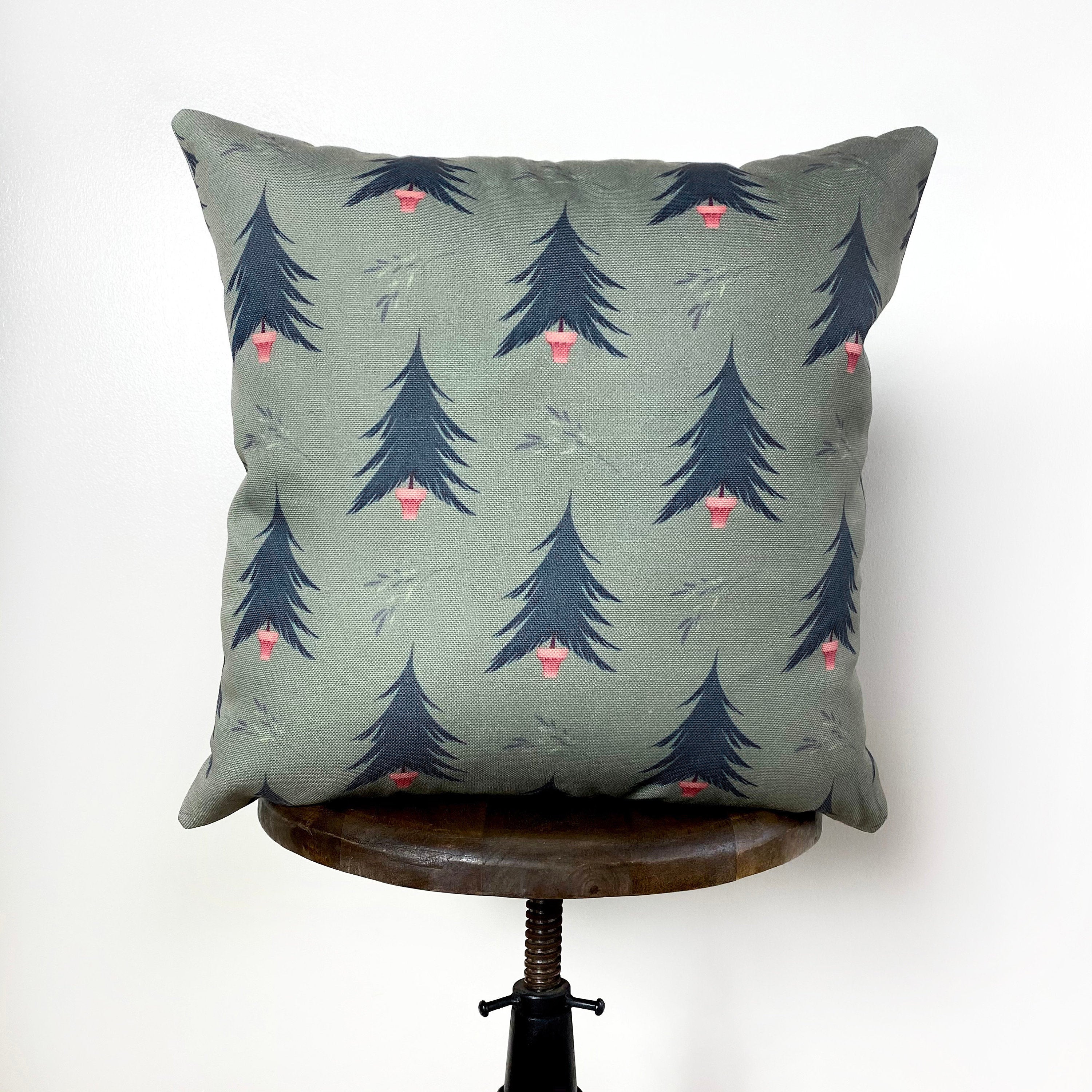 Buy Beige Merry Christmas Throw Pillow Cover by UniikPillows