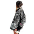 Buy Beyond Silver' Denim Jacket by Wren + Glory