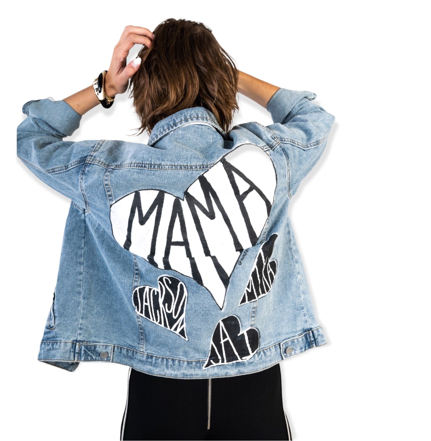 Buy MAMA' DENIM JACKET by Wren + Glory