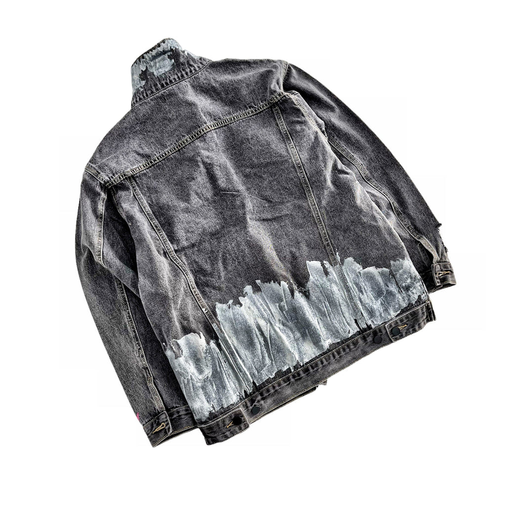 Buy Beyond Silver' Denim Jacket by Wren + Glory