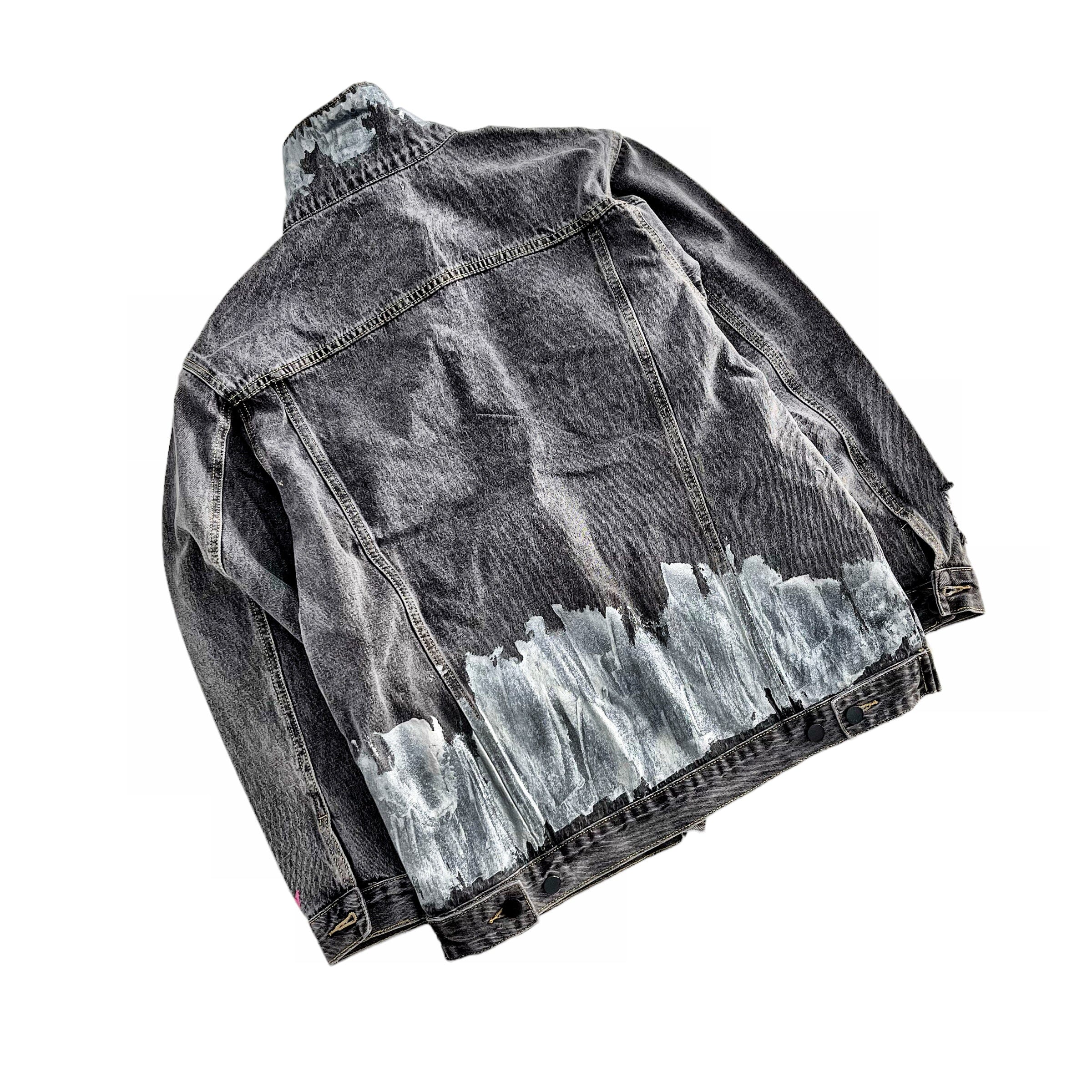 Buy Beyond Silver' Denim Jacket by Wren + Glory