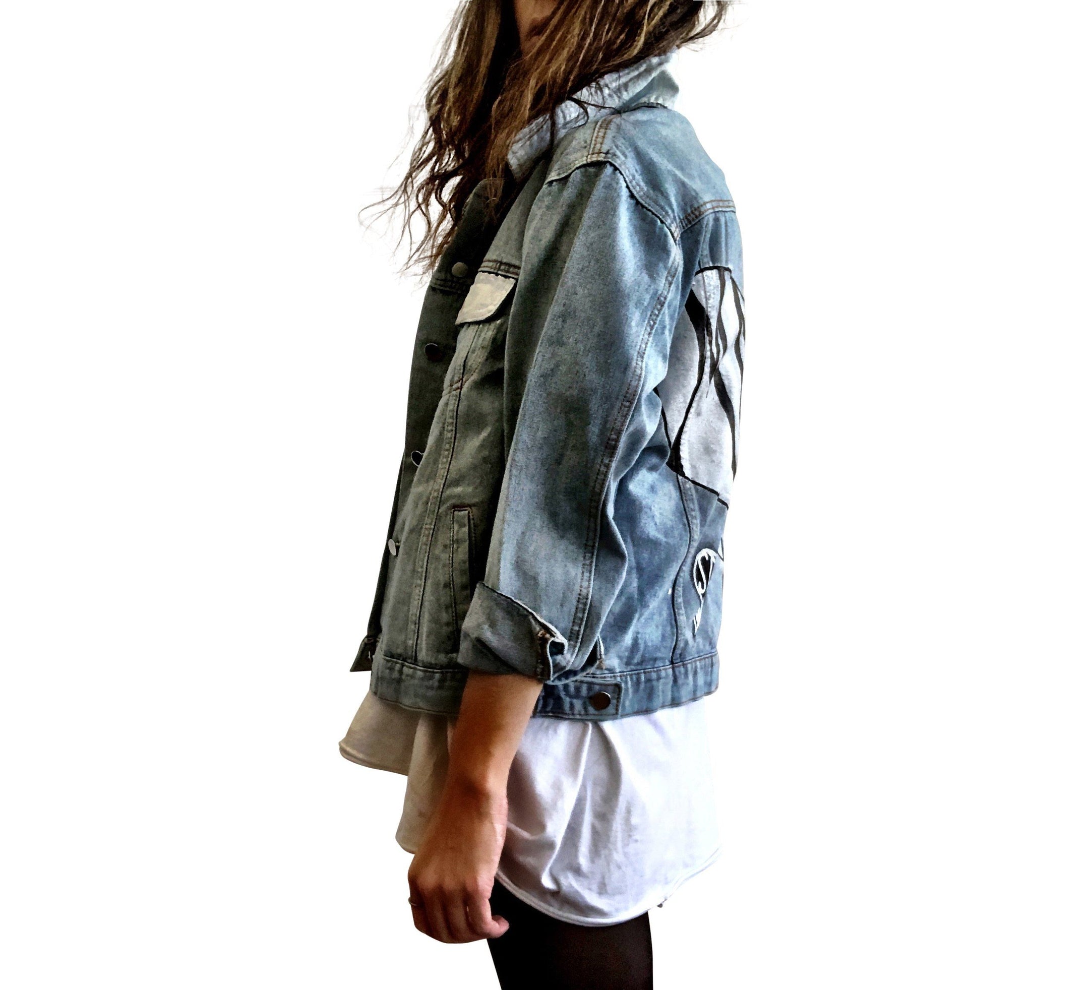 Buy MAMA' DENIM JACKET by Wren + Glory