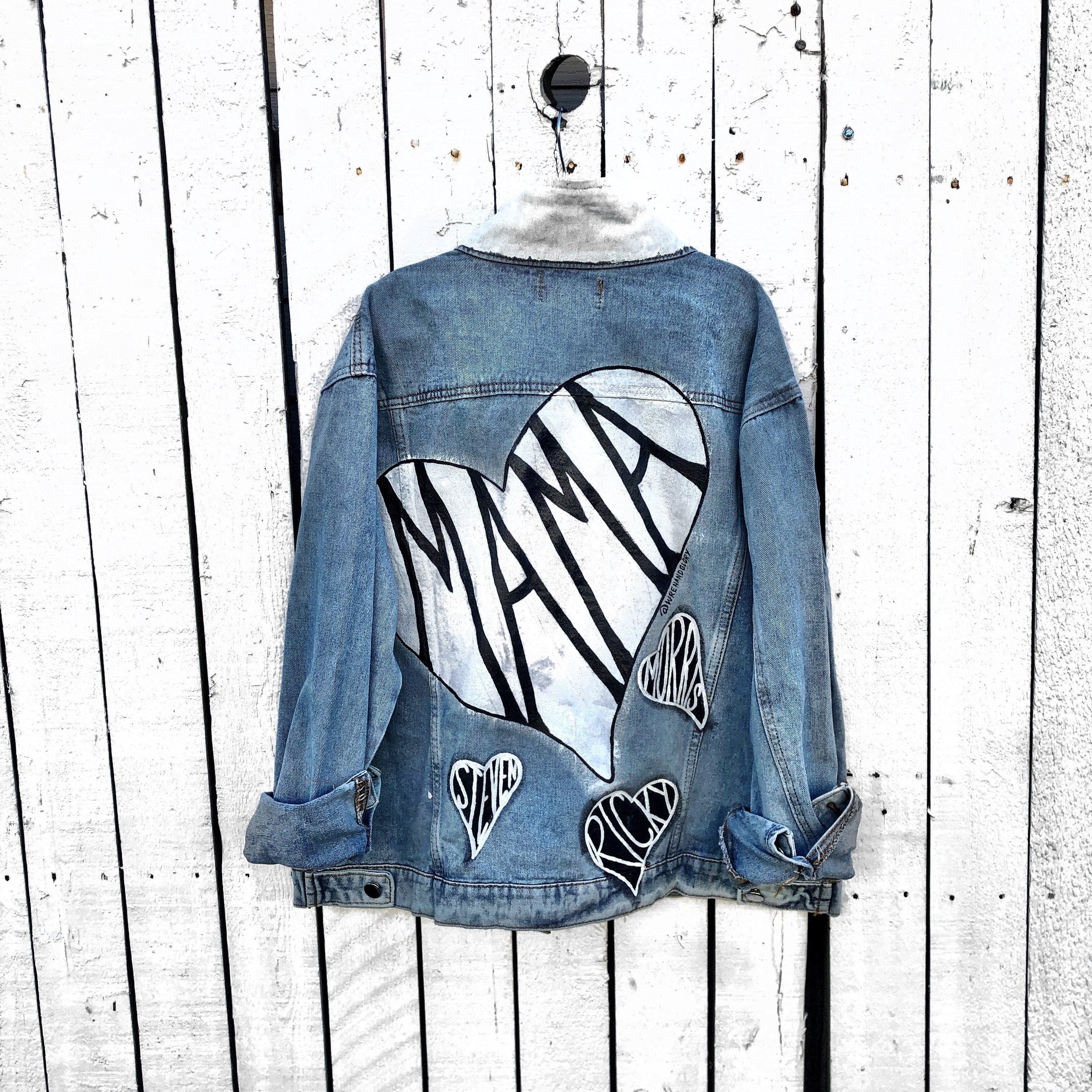 Buy MAMA' DENIM JACKET by Wren + Glory