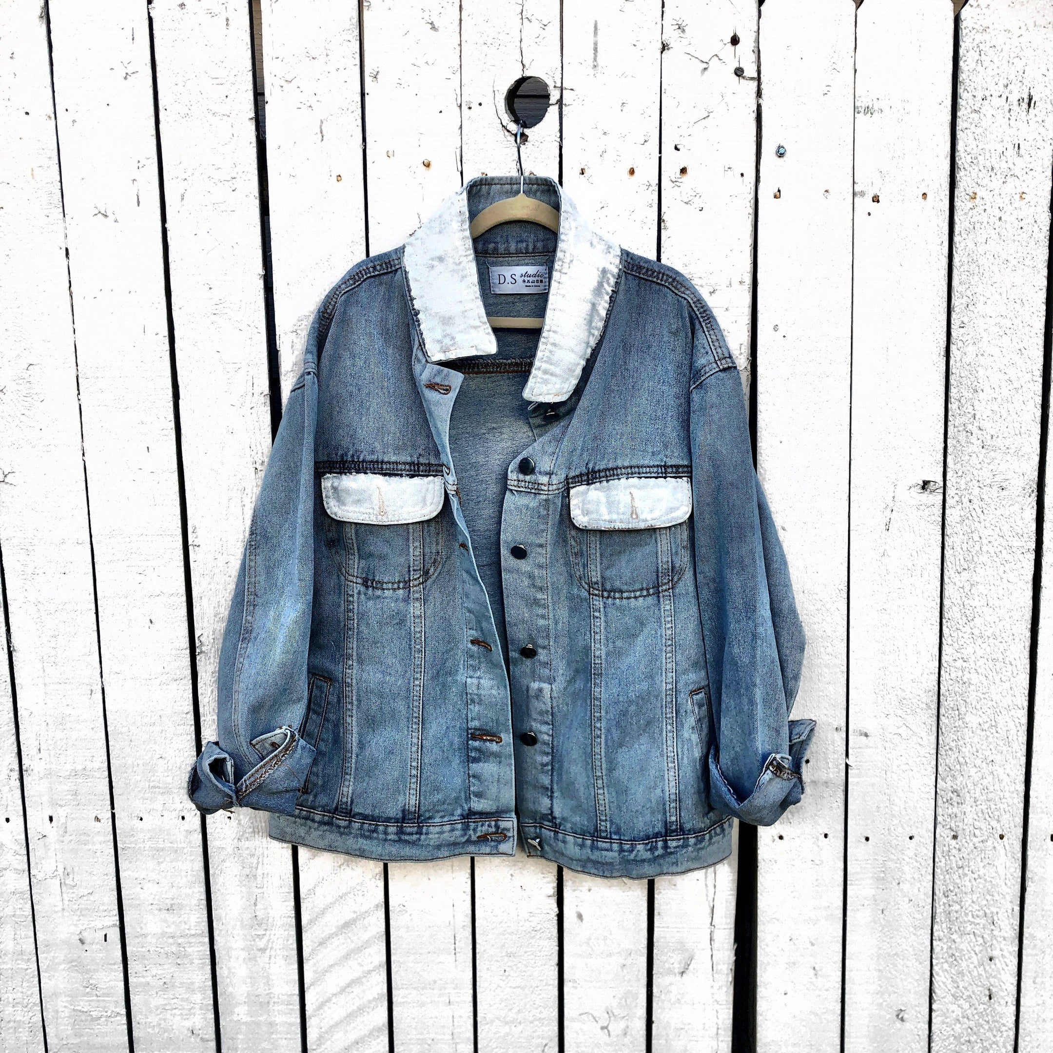 Buy MAMA' DENIM JACKET by Wren + Glory