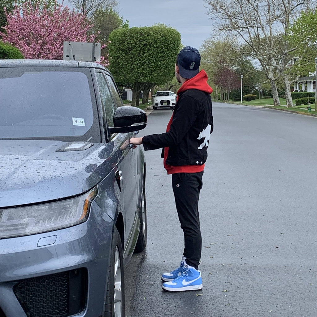 Buy PAPA' DENIM JACKET by Wren + Glory