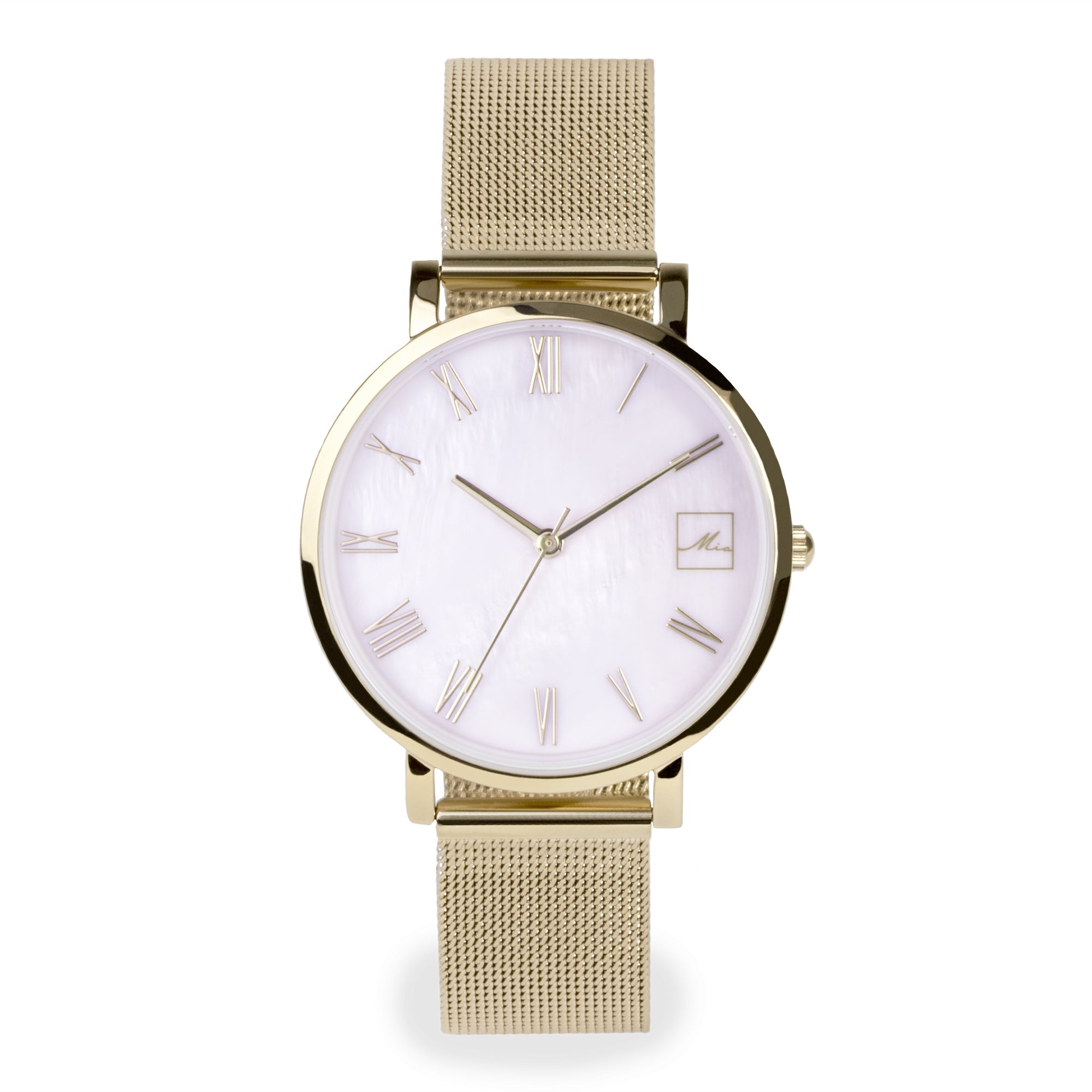 Buy Stainless steel MOP watch by Mia Bijoux
