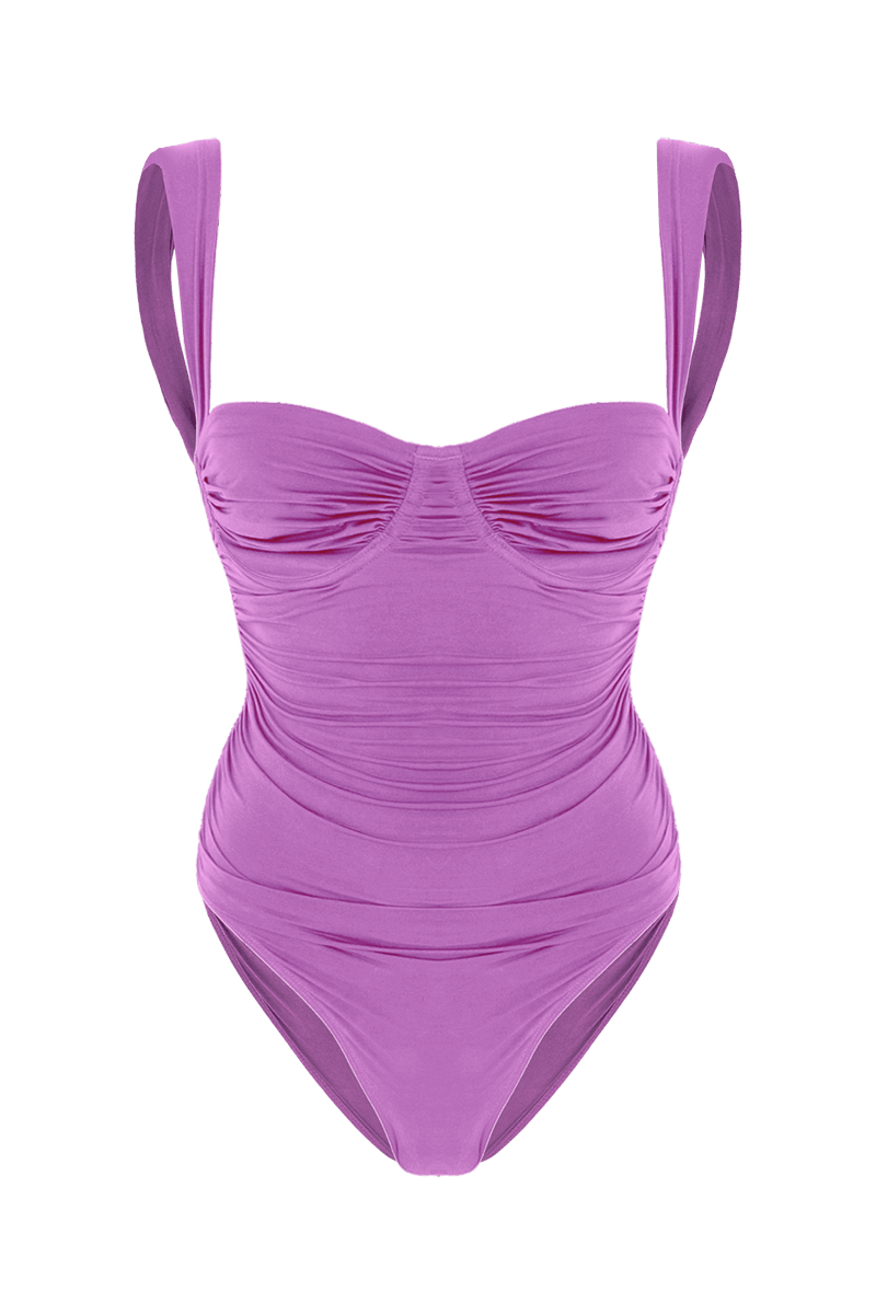 Buy Pixie Ruched Underwire Swimsuit by Ladiesse