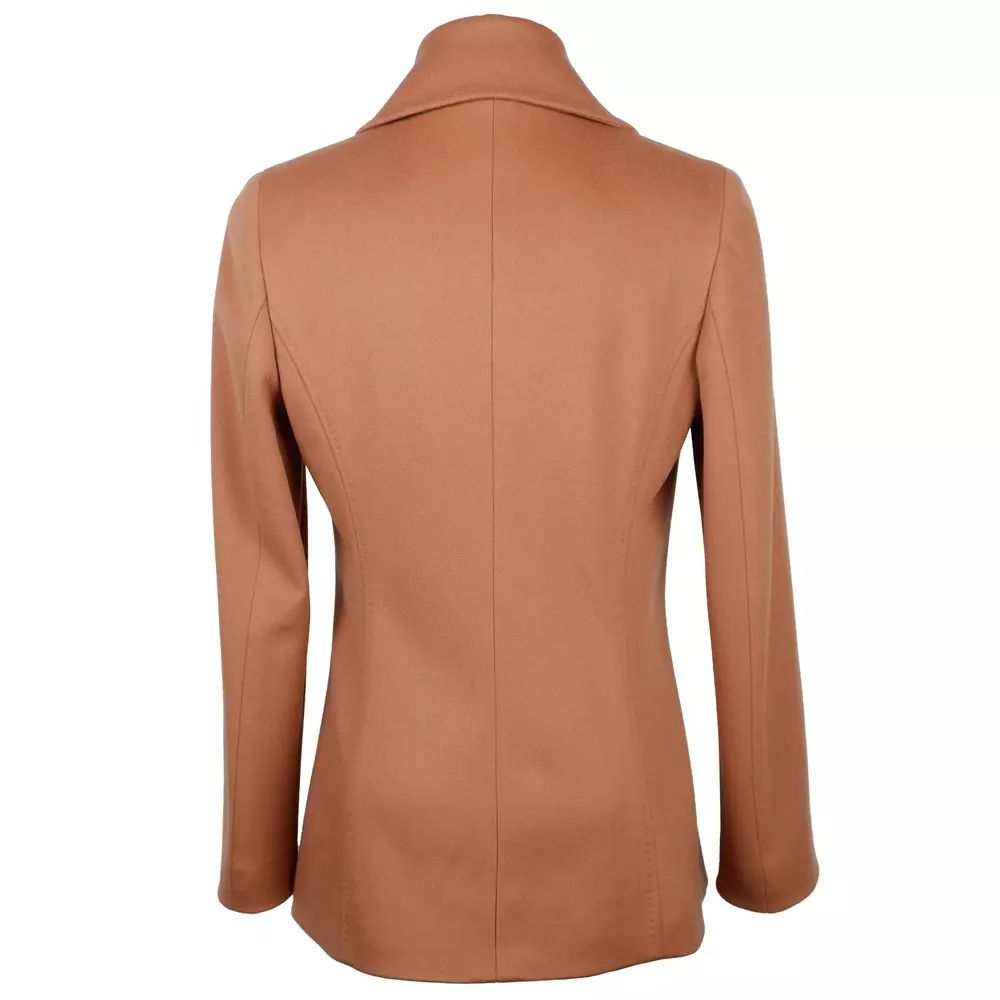 Elegant Wool-Cashmere Vest in Timeless Brown
