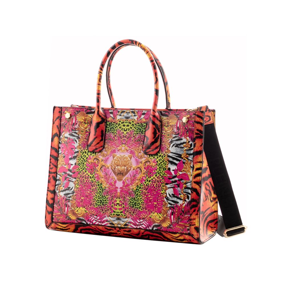 Multicolored Miami Eco-Leather Shopper Bag