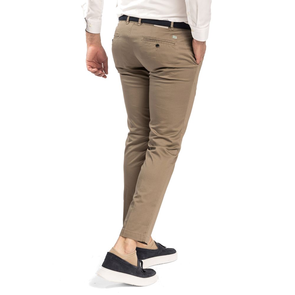 Chic Soft Cotton Chino Trousers