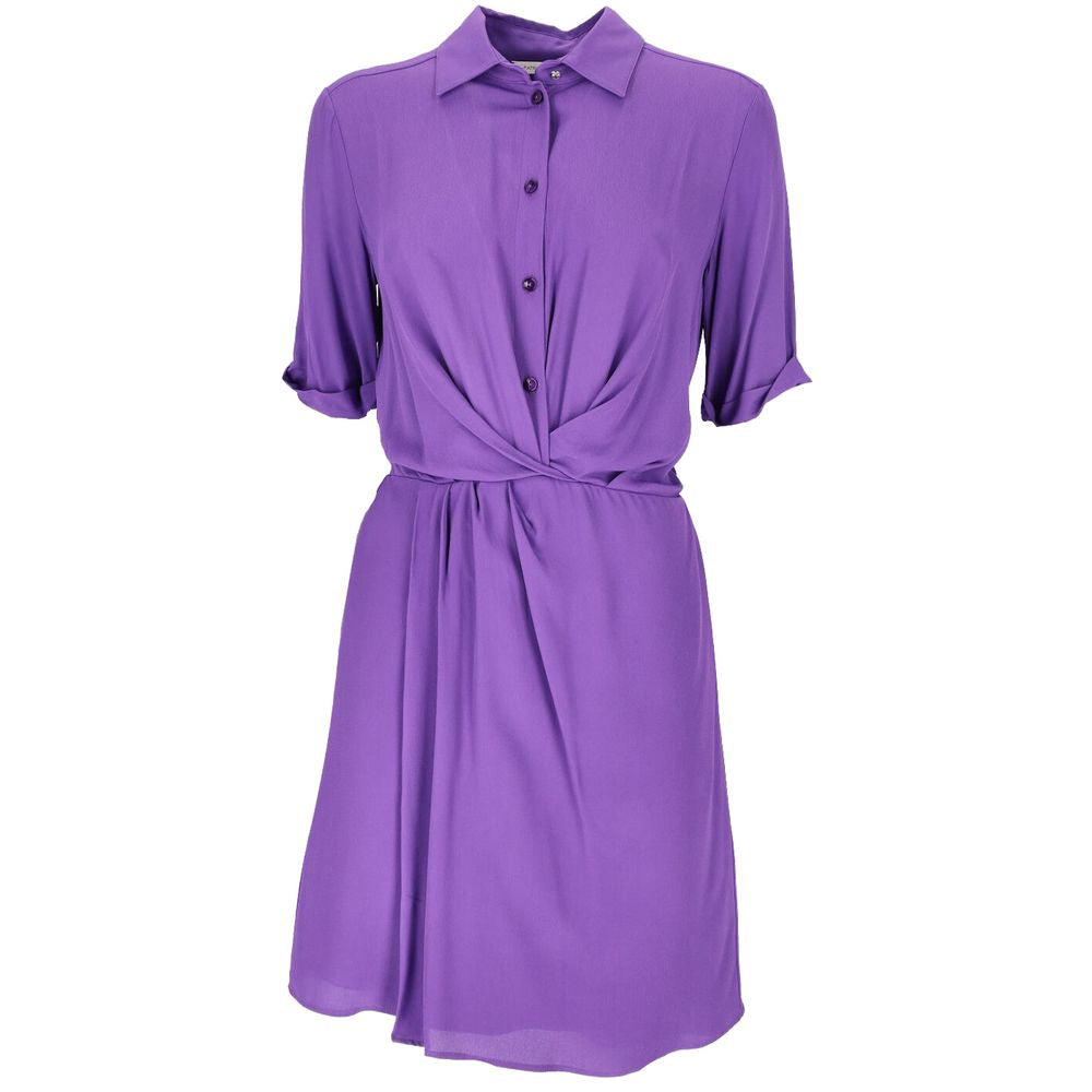 Purple Viscose Dress