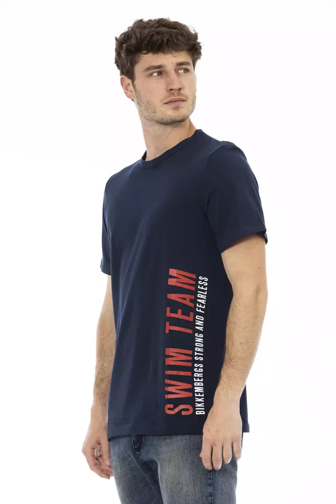Army Cotton Blend Printed T-shirt