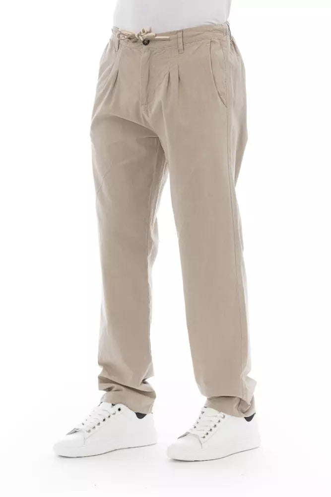 Chic Beige Chino Trousers for Men