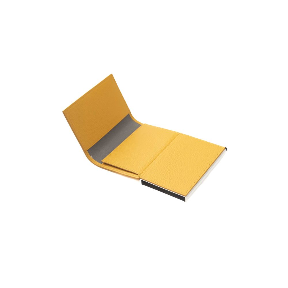 Elegant Yellow Leather Wallet