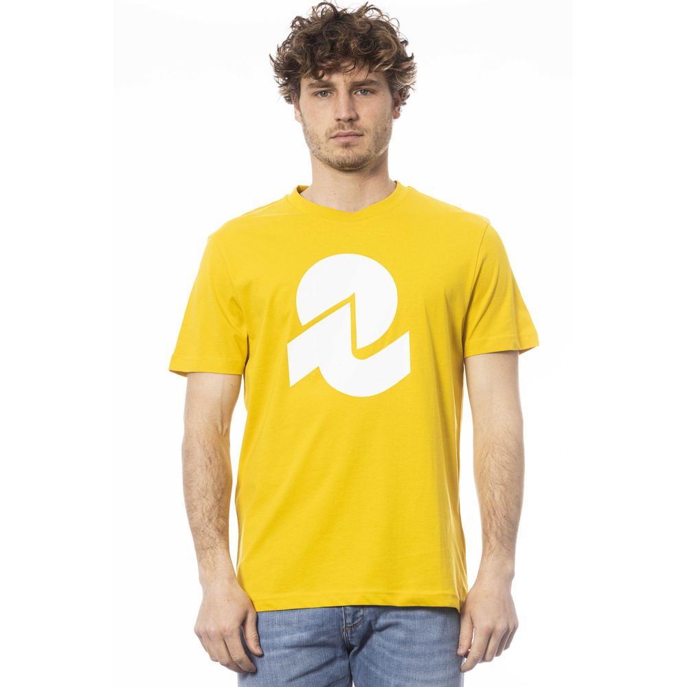 Sunny Yellow Crew Neck Logo Tee