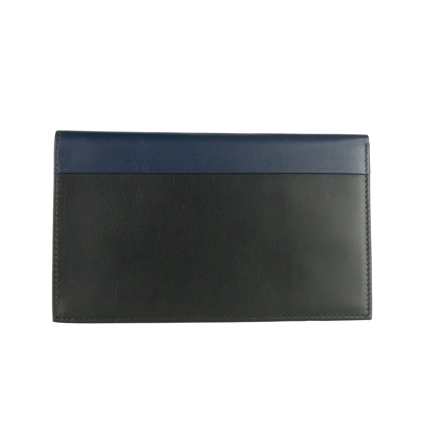 Blue Leather Di Calfskin Wallet