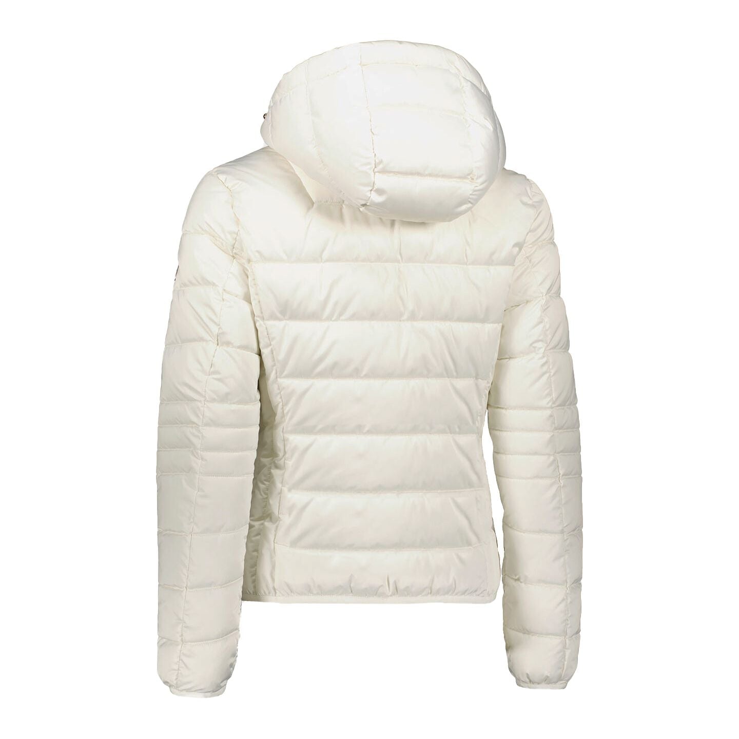 Chic White Short Down Jacket with Hood