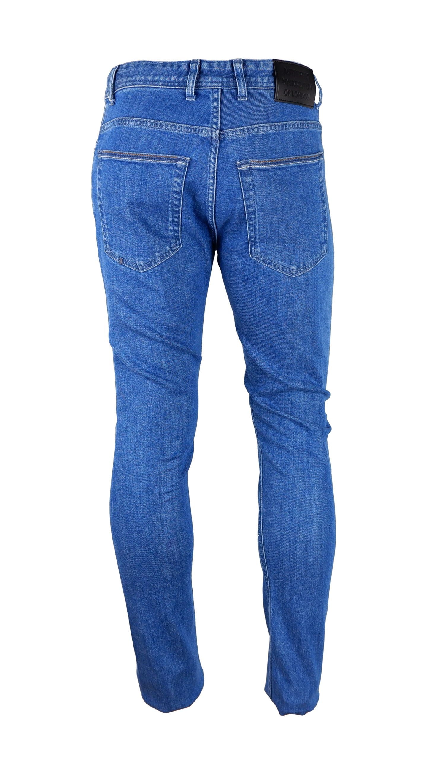 Chic Light Blue Cotton Denim Jeans