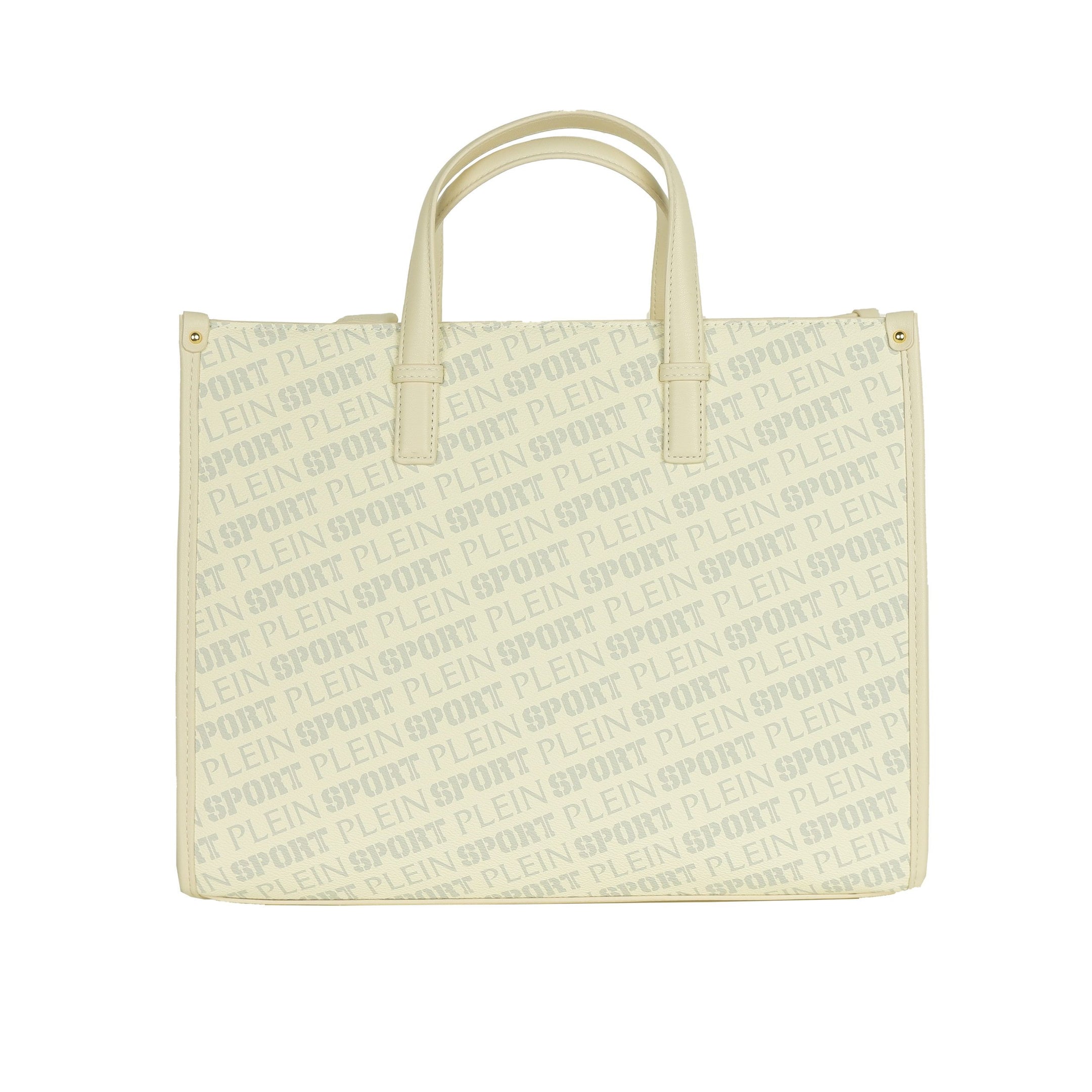 Stunning White Tote Bag with Cross Belt