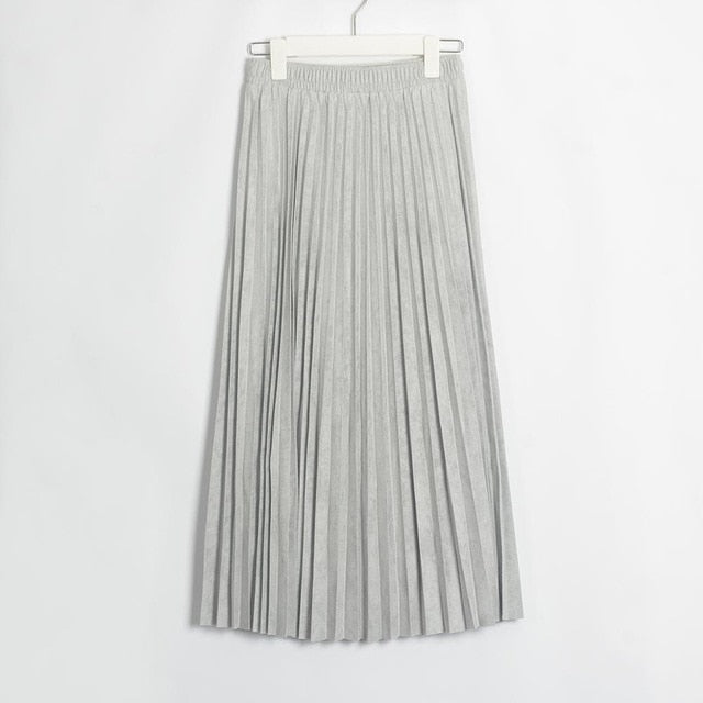 Buy Pleated Midi Skirt by Faz