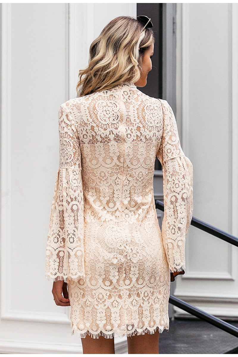 Buy Lace Embroidery Women Dress by Faz