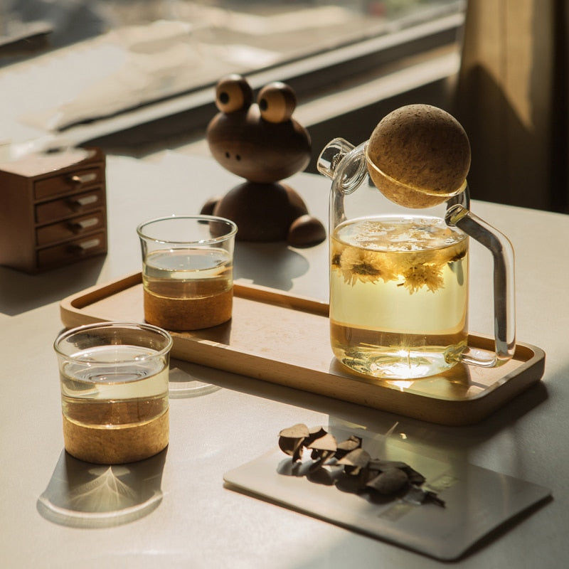Buy Borosilicate Glass Transparent Teapot by Faz