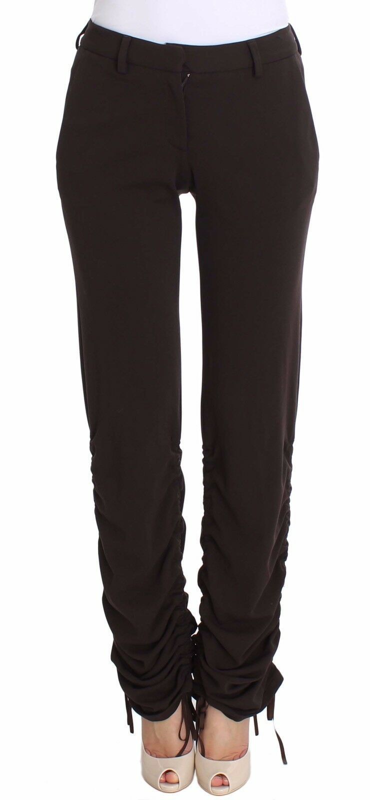 Chic Brown Casual Trousers for Sophisticated Style