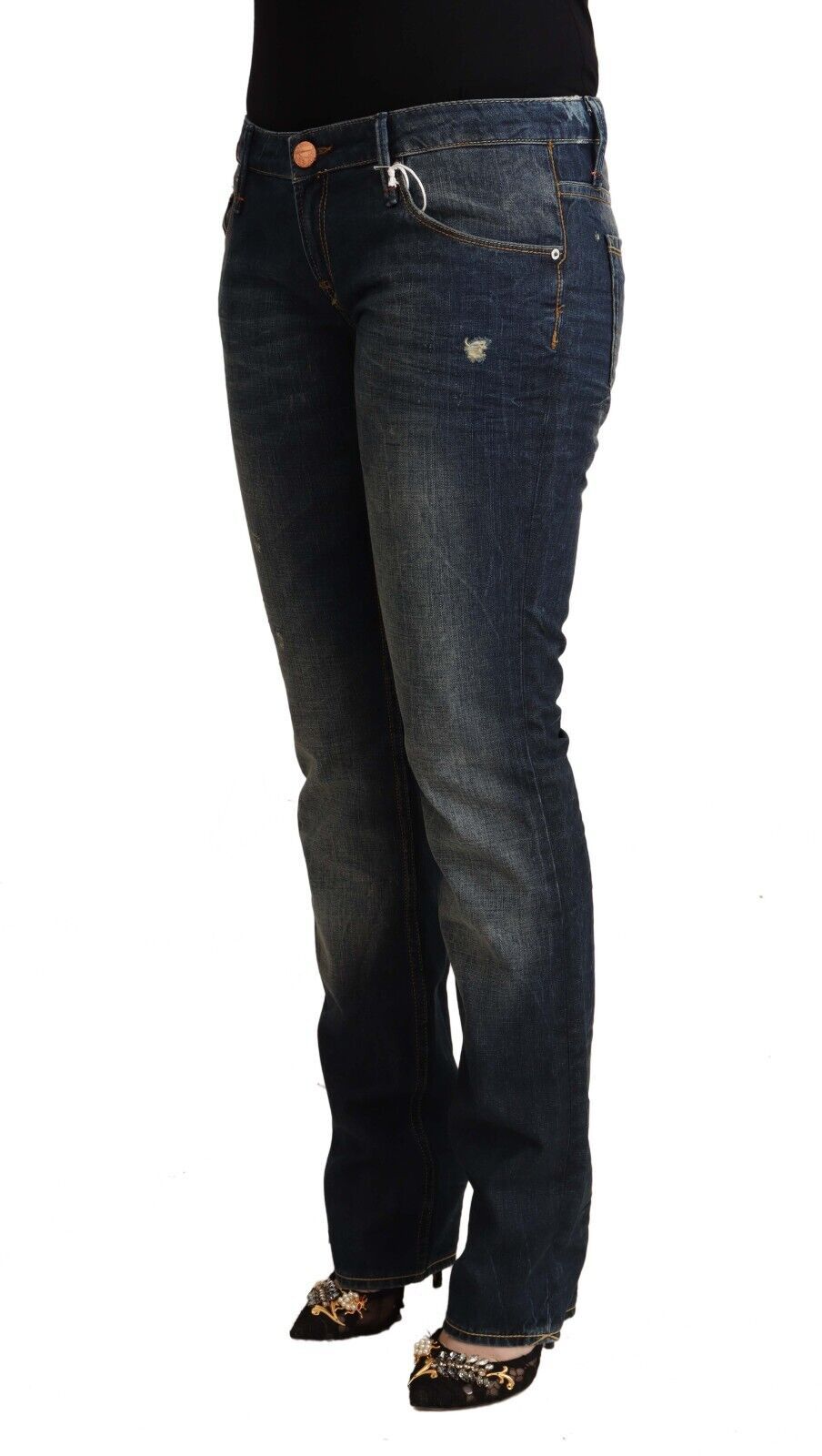 Chic Low Waist Skinny Denim Jeans