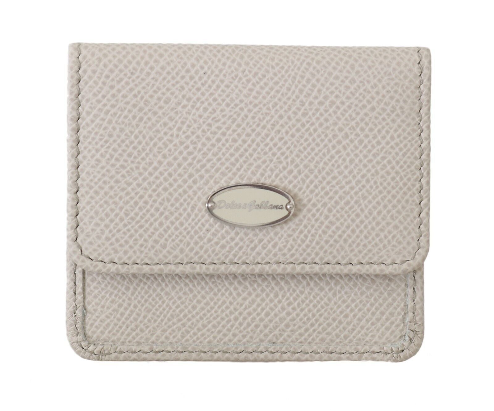 Chic White Leather Condom Case Wallet