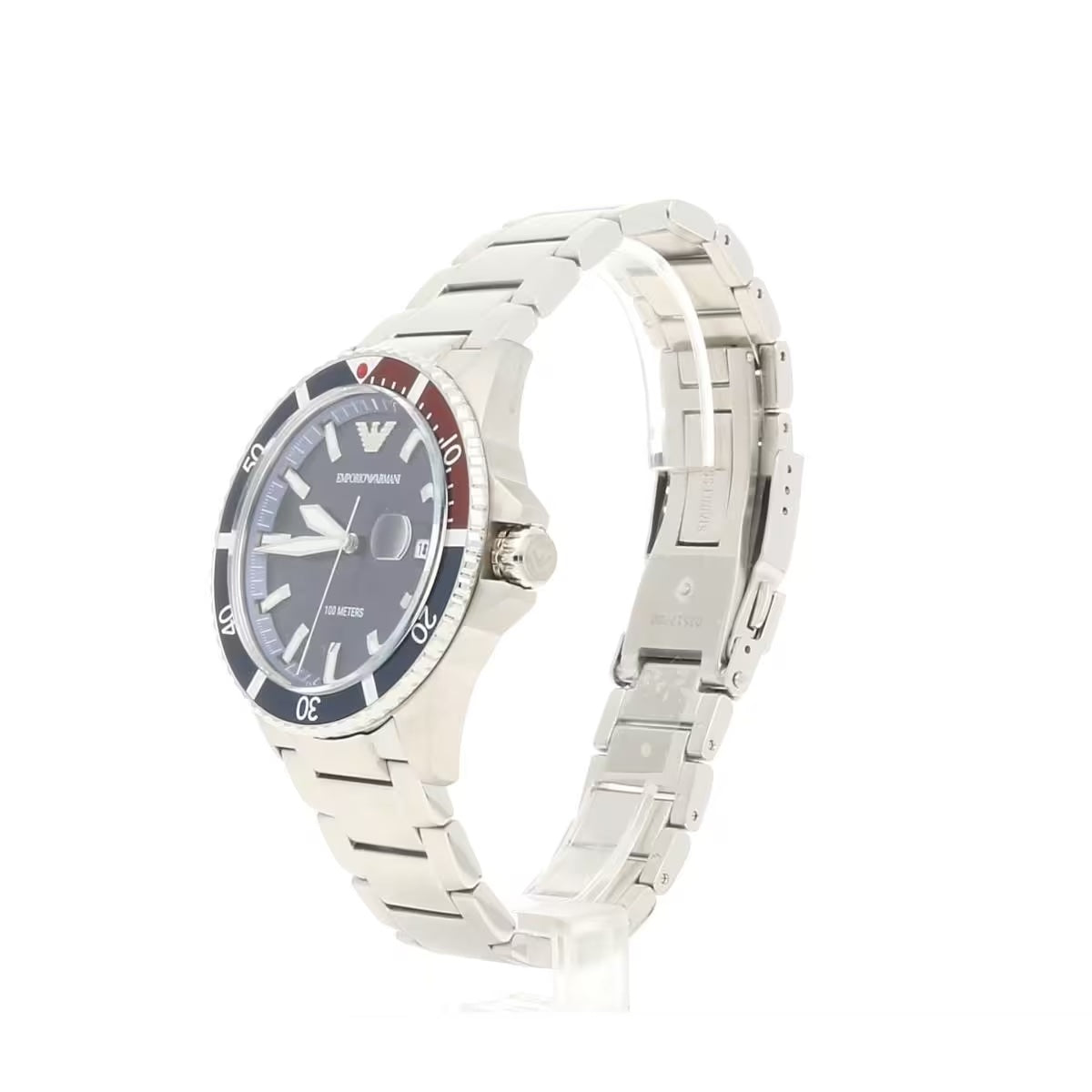 Elegant Steel Quartz Men's Watch – Ocean Blue Dial