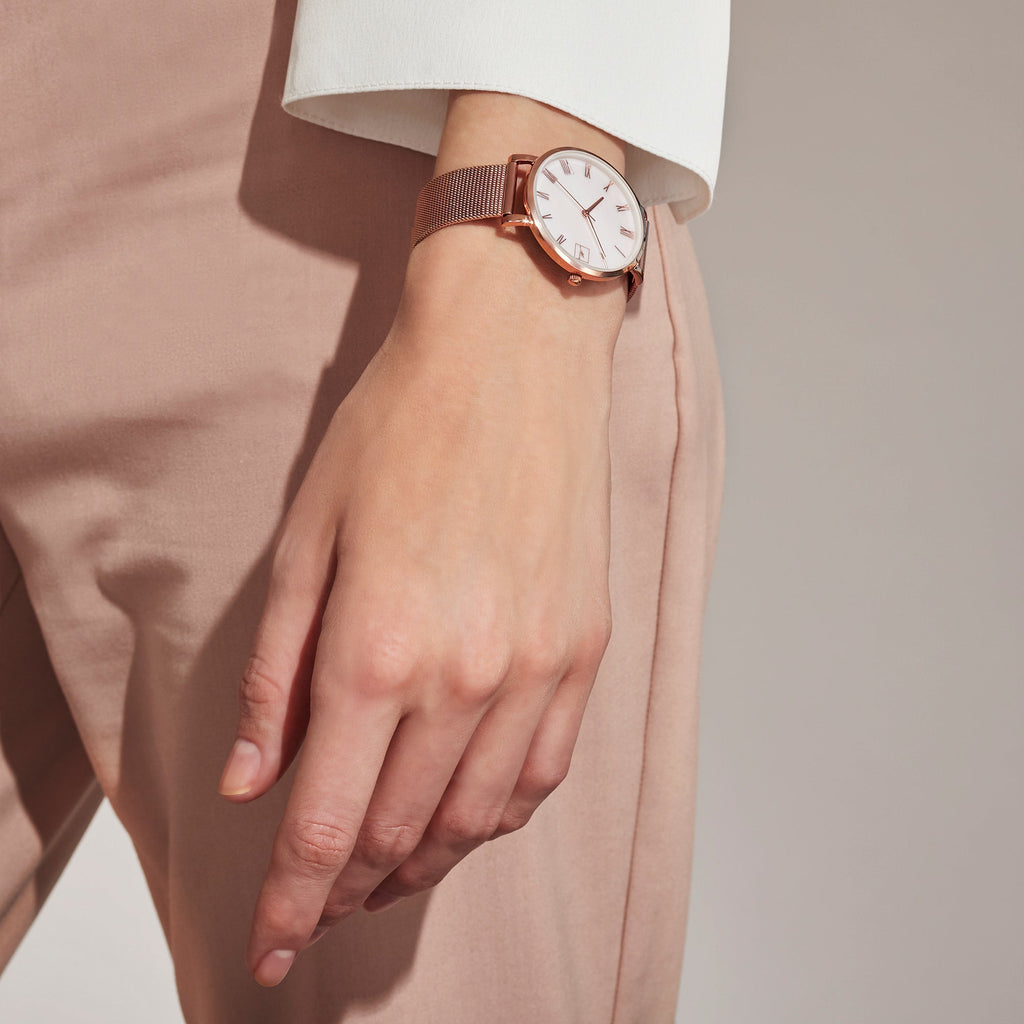 Buy Stainless steel MOP watch by Mia Bijoux