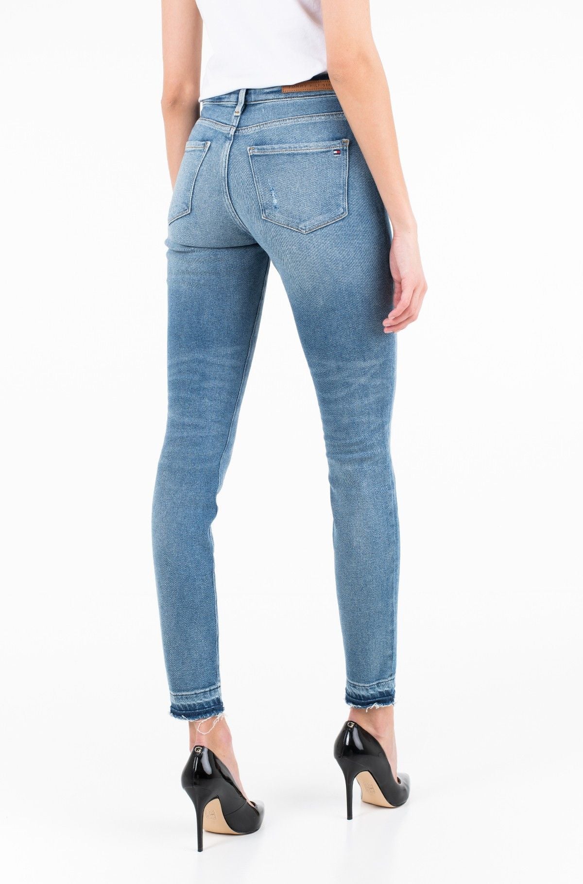 Chic Ankle Length Jeggings with Regular Waist