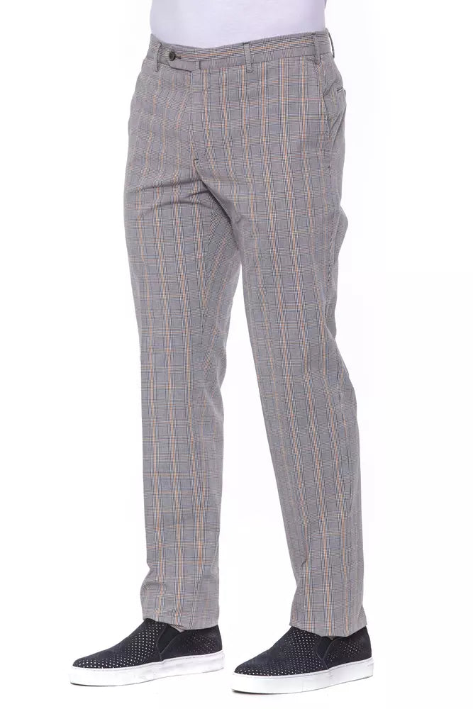 Elegant Prince of Wales Check Trousers
