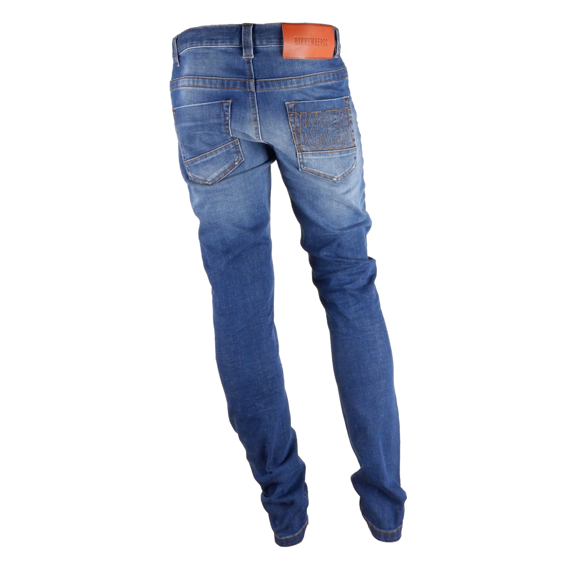 Sleek Dark Blue Regular Fit Jeans