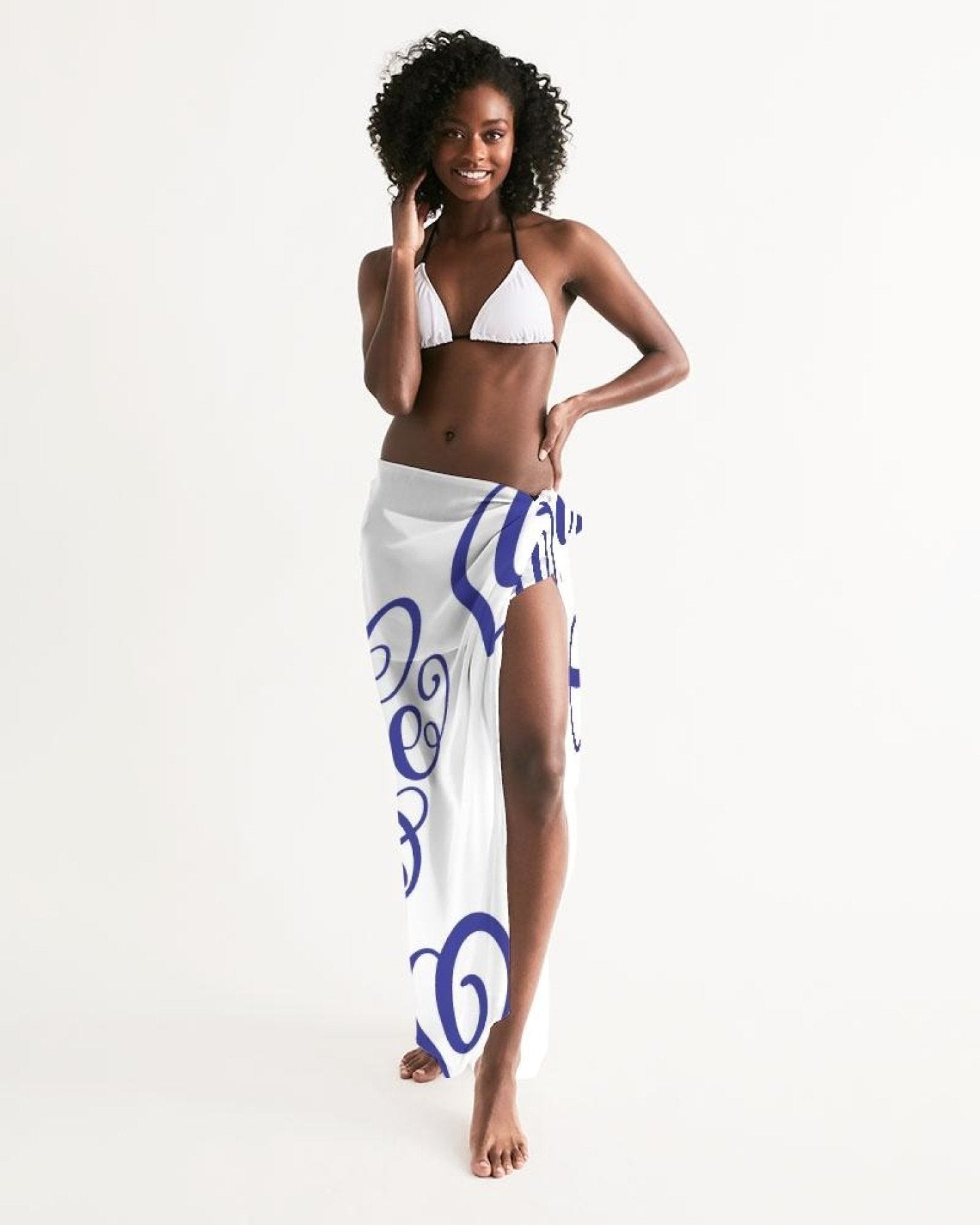 Buy Sheer Love Bleu Swimsuit Cover Up by inQue.Style