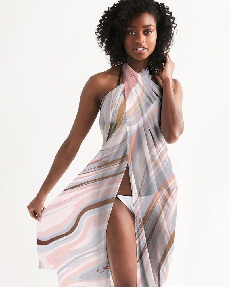 Buy Sheer Love Marble Swimsuit Cover Up by inQue.Style