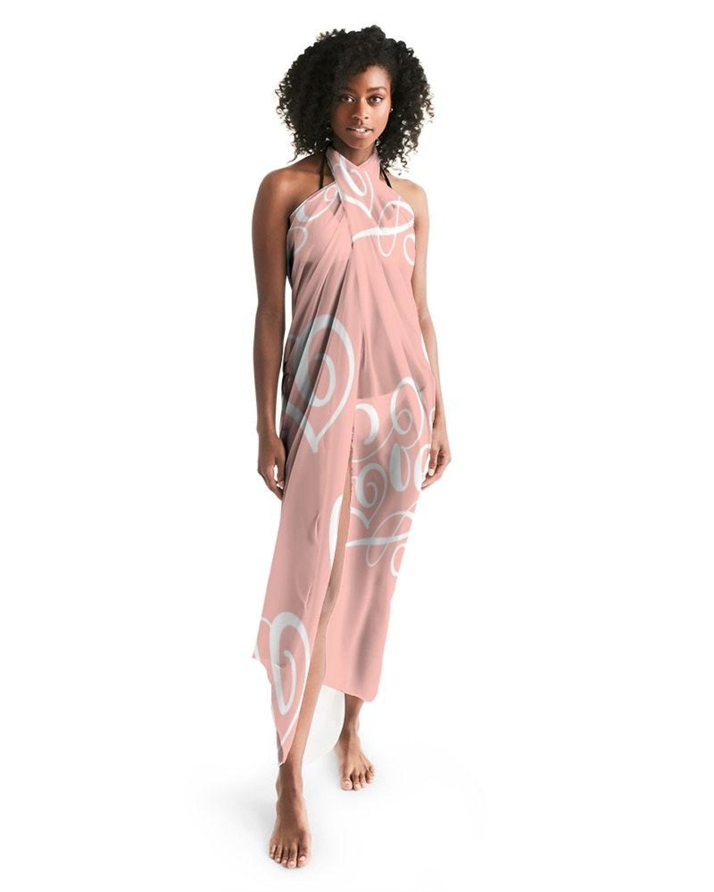 Sheer Love Peach Swimsuit Cover up