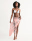 Buy Sheer Love Peach Swimsuit Cover up by inQue.Style