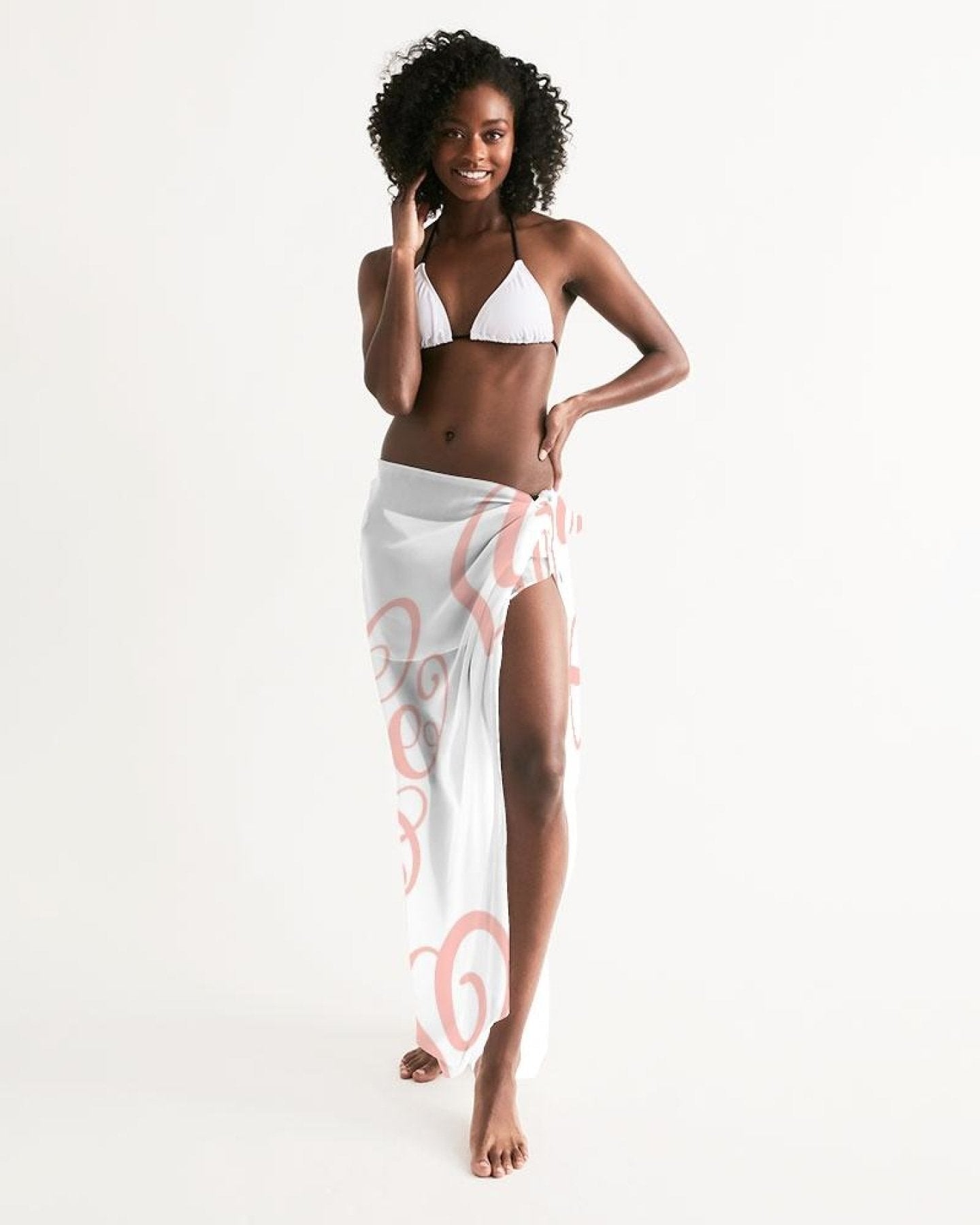 Buy Sheer Love Pink Swimsuit Cover Up by inQue.Style