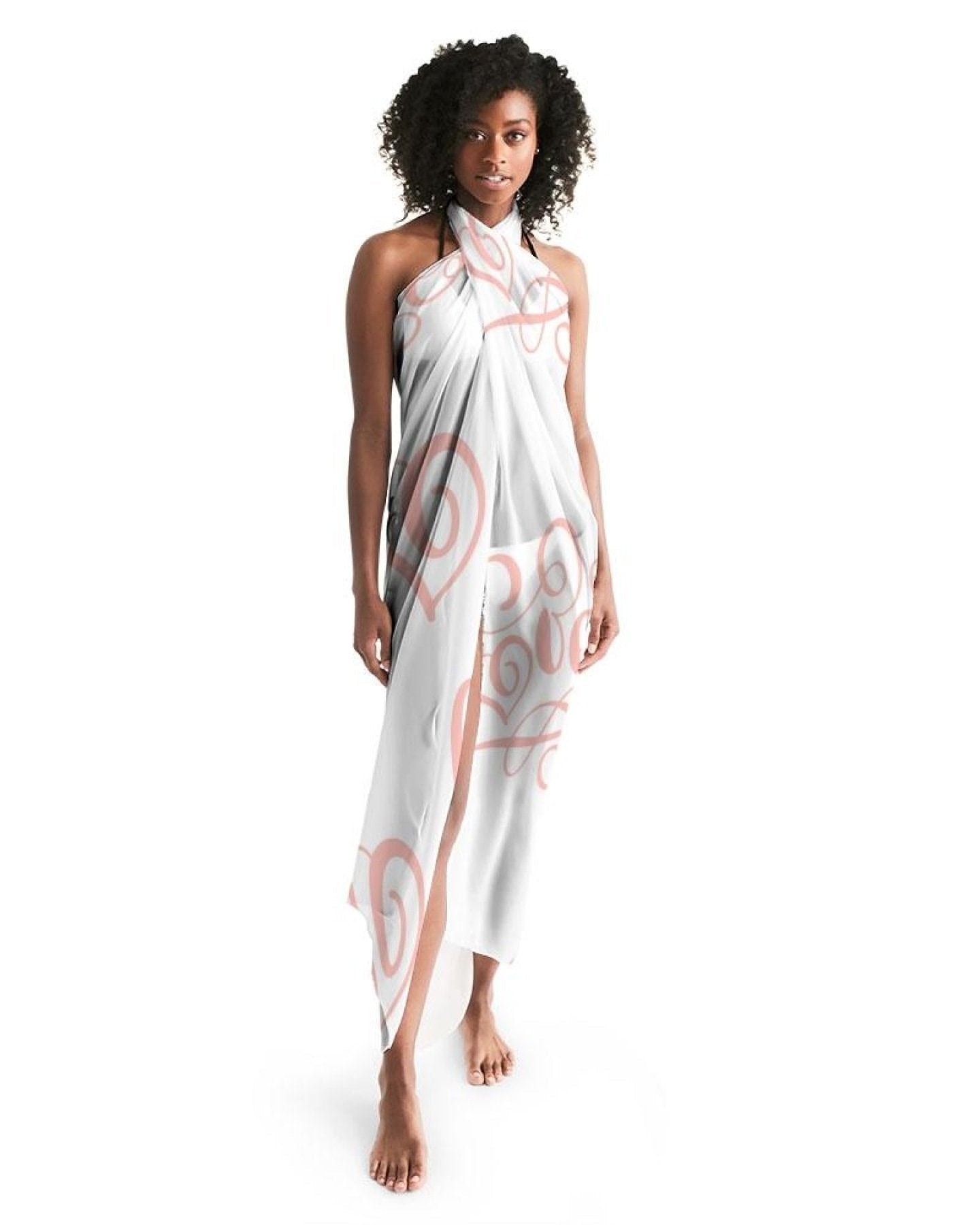 Buy Sheer Love Pink Swimsuit Cover Up by inQue.Style