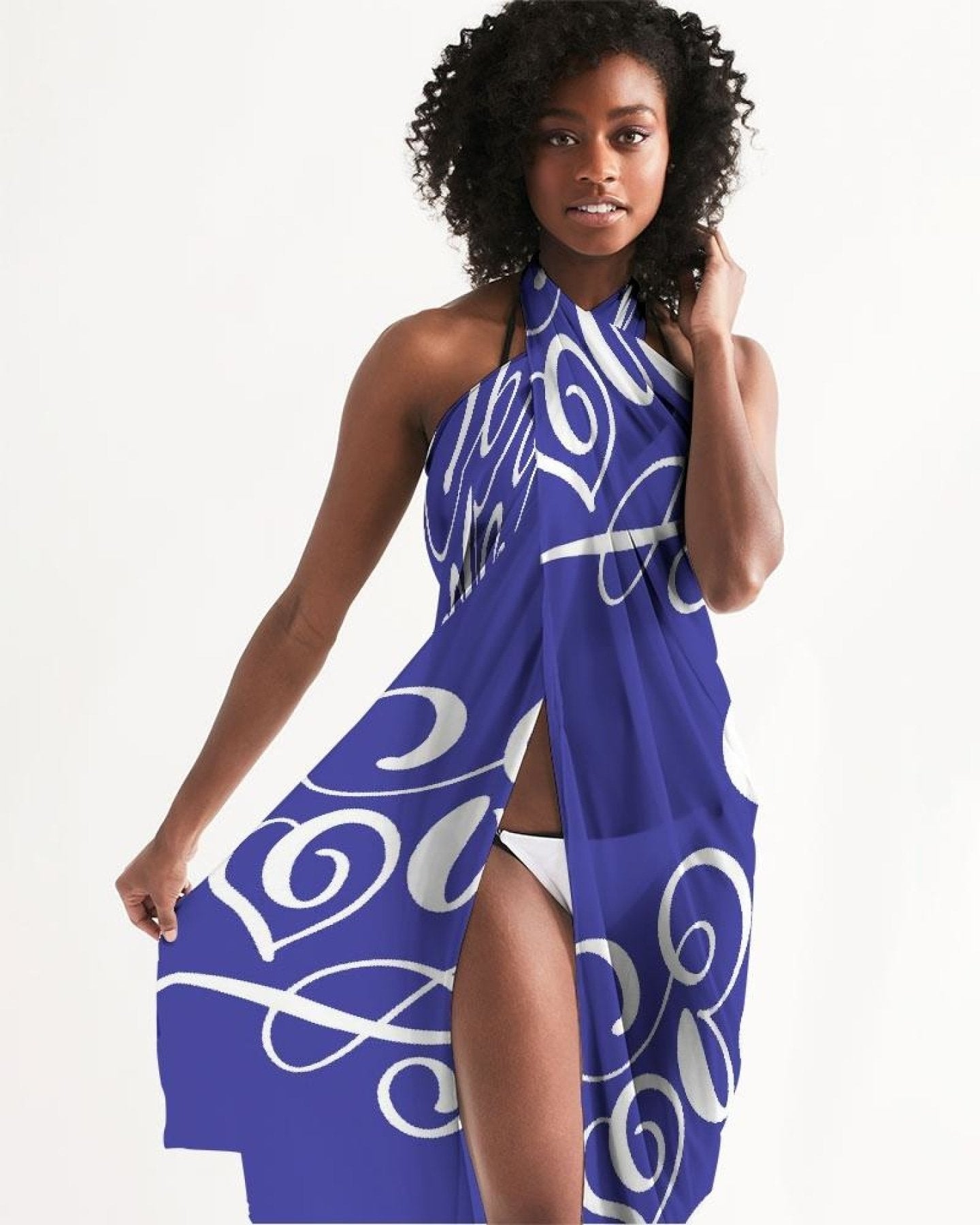 Buy Sheer Love Purple Swimsuit Cover Up by inQue.Style