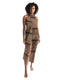 Buy Sheer Sarong Swimsuit Cover Up Wrap / Brown Wood by inQue.Style