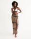 Buy Sheer Sarong Swimsuit Cover Up Wrap / Brown Wood by inQue.Style