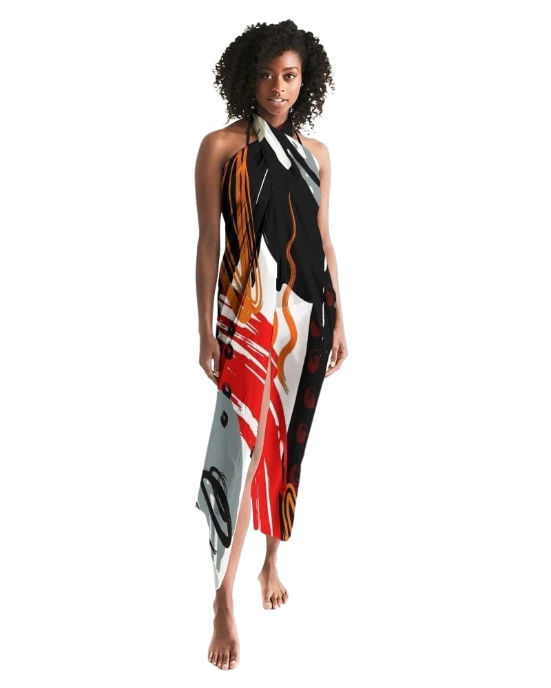 Sheer Sarong Swimsuit Cover Up Wrap / Circular Multicolor